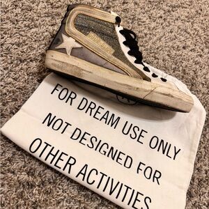 Golden Goose High-Top Sneakers - Black and Gold